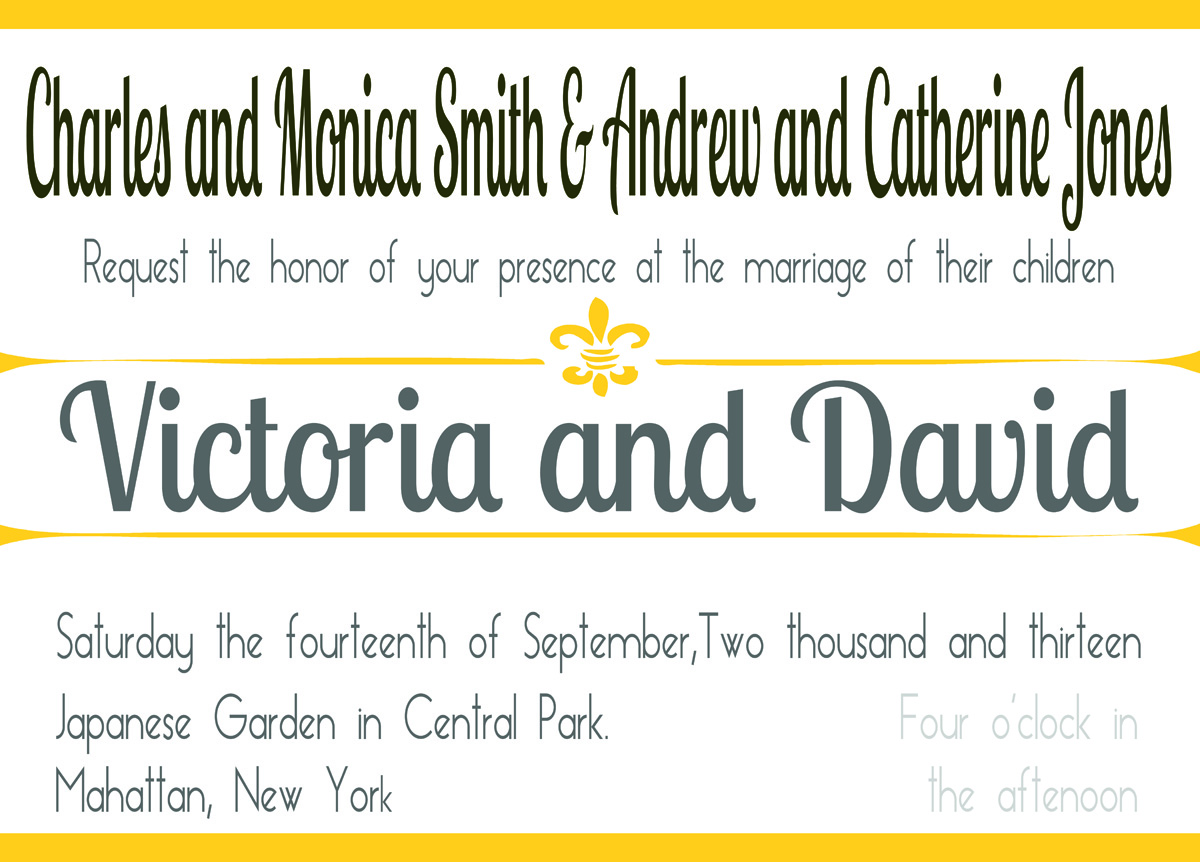 Invitation Design by AnaBarany for getprinted | Design #3899461