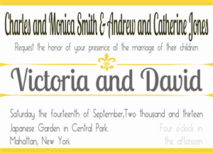 Invitation Design by AnaBarany for getprinted | Design: #3899461