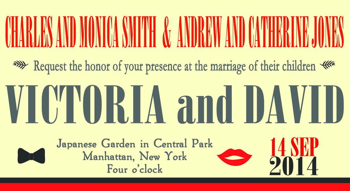 Invitation Design by AnaBarany for getprinted | Design #3899468