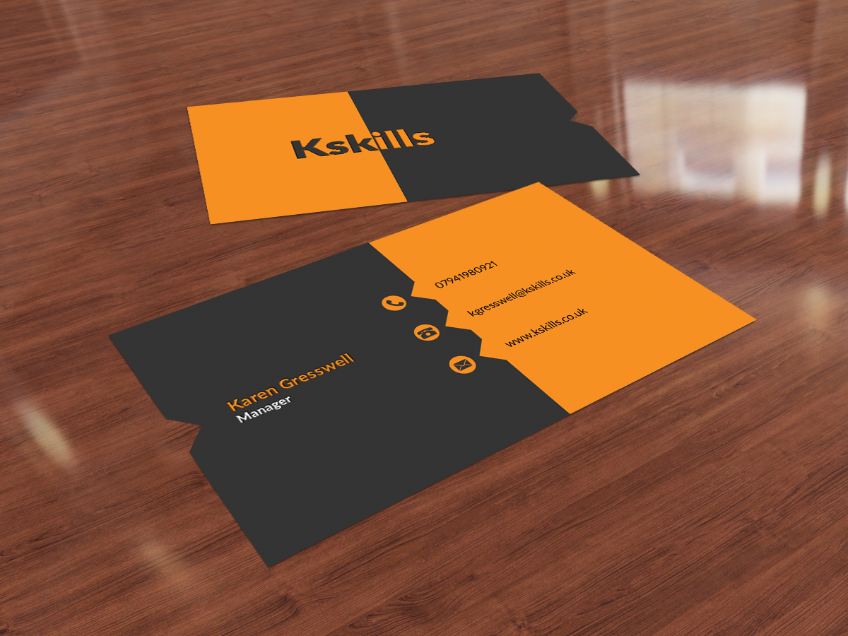 Business Card Design by nuhanenterpriseIT for Kskills | Design #3892407