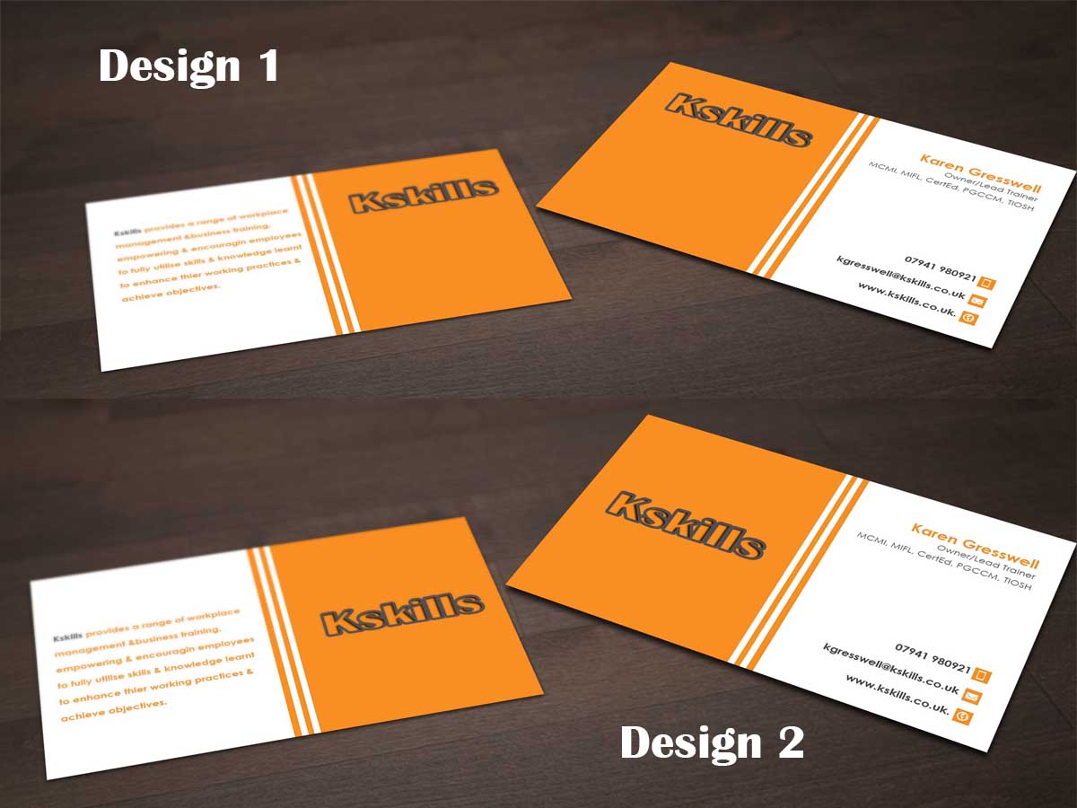 Design de Carte de Visite par Pointless Pixels India pour Kskills | Design #3933591