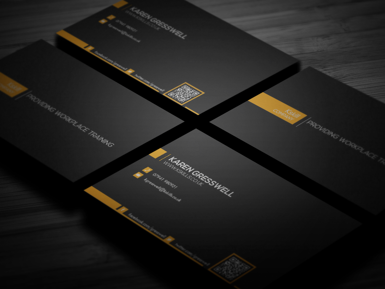 Business Card Design by LuCa for Kskills | Design #3900832
