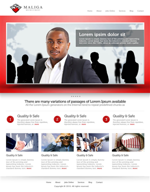 Web Design by denuj for Island Solution | Design #1052884