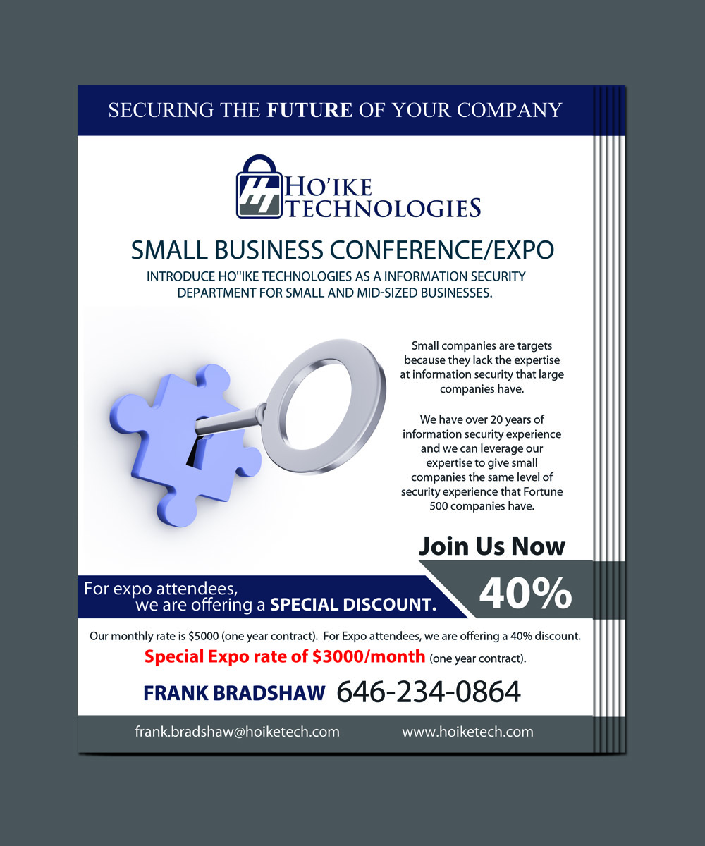 Diseño de Flyer por uk para Hoike Technologies | Diseño #3899292