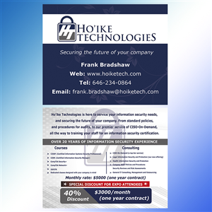 professional bold flyer design for hoike technologies by an3 securing the future of your company flyer