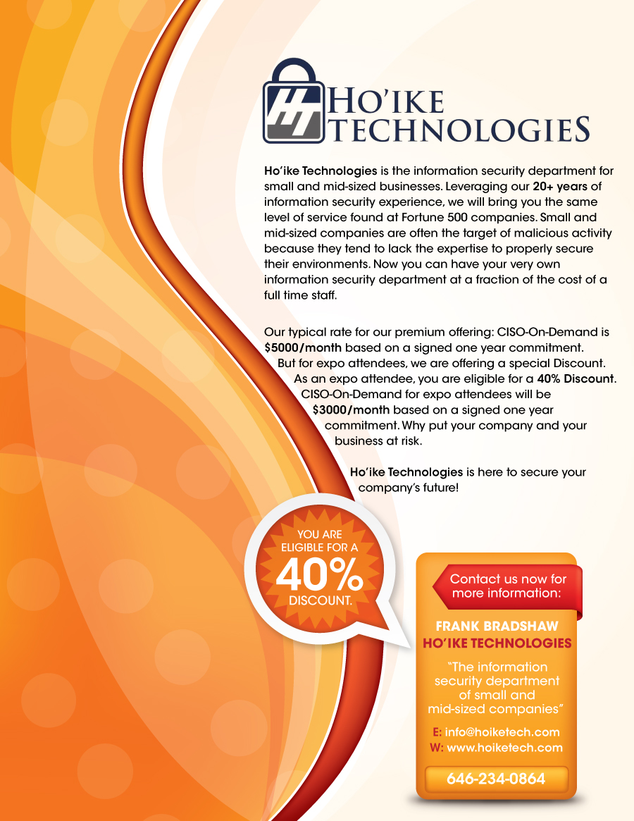 Flyer Design by shakar for Hoike Technologies | Design #3901993