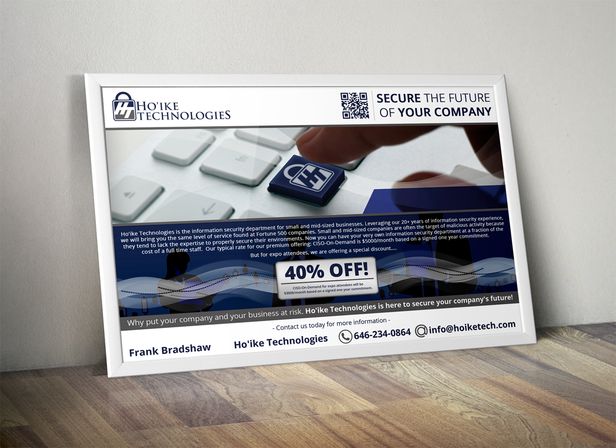 Diseño de Flyer por HYN Design para Hoike Technologies | Diseño #3902044