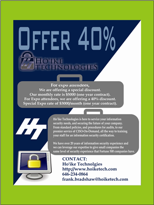 Diseño de Flyer por VRDesigns para Hoike Technologies | Diseño: #3895257