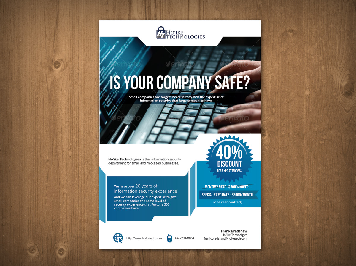 Flyer Design by MNM for Hoike Technologies | Design #3885049