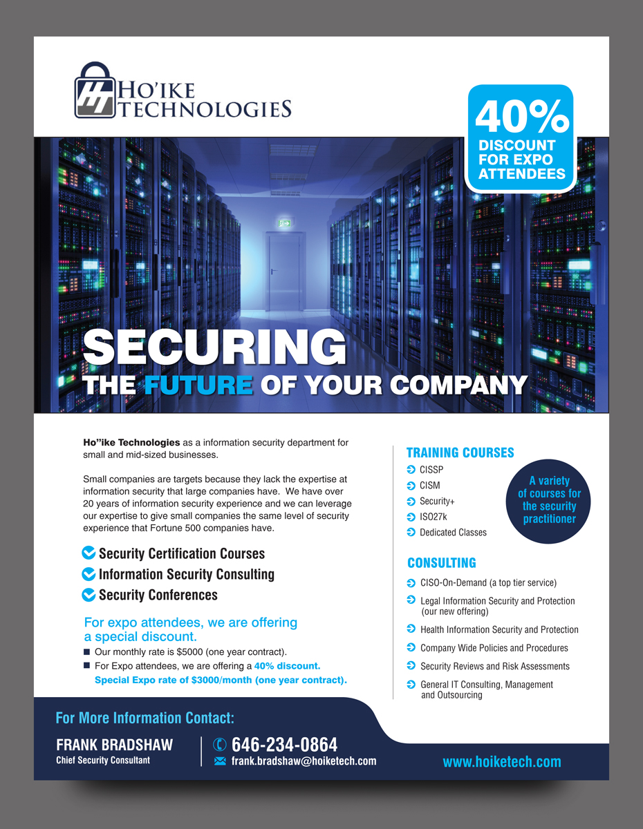 Flyer Design by rkailas for Hoike Technologies | Design #3891381