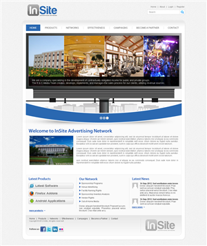 INSITE ADVERTISING NETWORK Website | Web Design by TechWise