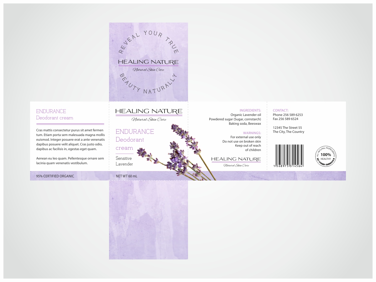 Diseño de Empaque por HYPdesign para  Healing Nature | Diseño #3901709