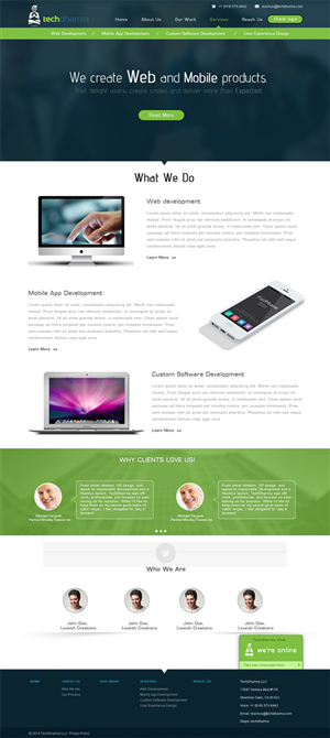 Diseño Web por sonaldesign para TechDharma LLC | Diseño #3928676