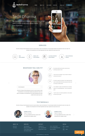 Diseño Web por pb para TechDharma LLC | Diseño #3937448