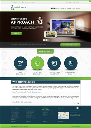 Diseño Web por iLibart para TechDharma LLC | Diseño #3938402