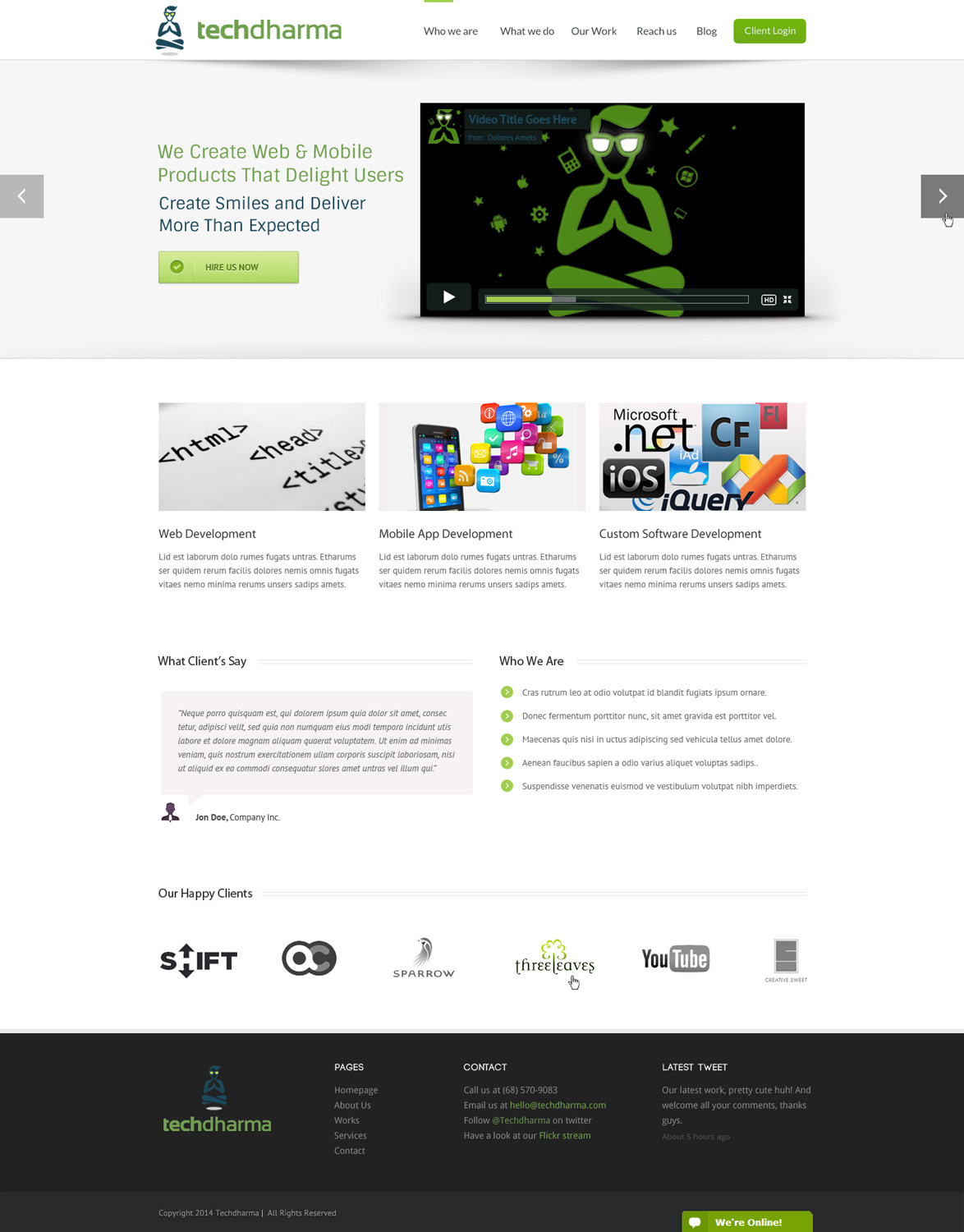 Web Design by bestdesignzzz for TechDharma LLC | Design #3917447
