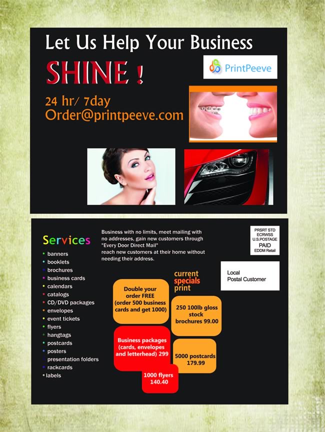 Card Design by Sbss for Print Peeve | Design #1163639