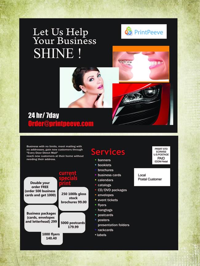 Card Design by Sbss for Print Peeve | Design #1163641
