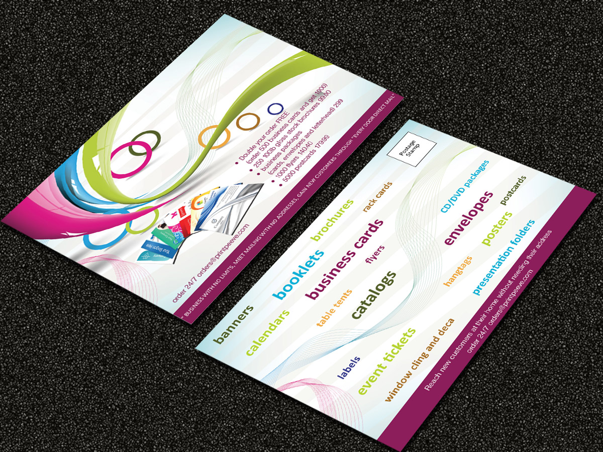 Card Design by Sarmishtha Chattopadhyay_loginchange for Print Peeve | Design #1080456
