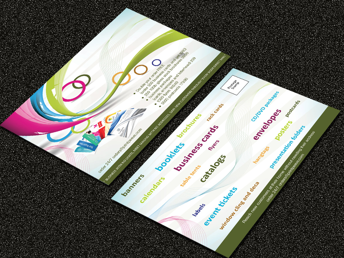 Card Design by Sarmishtha Chattopadhyay_loginchange for Print Peeve | Design #1080669