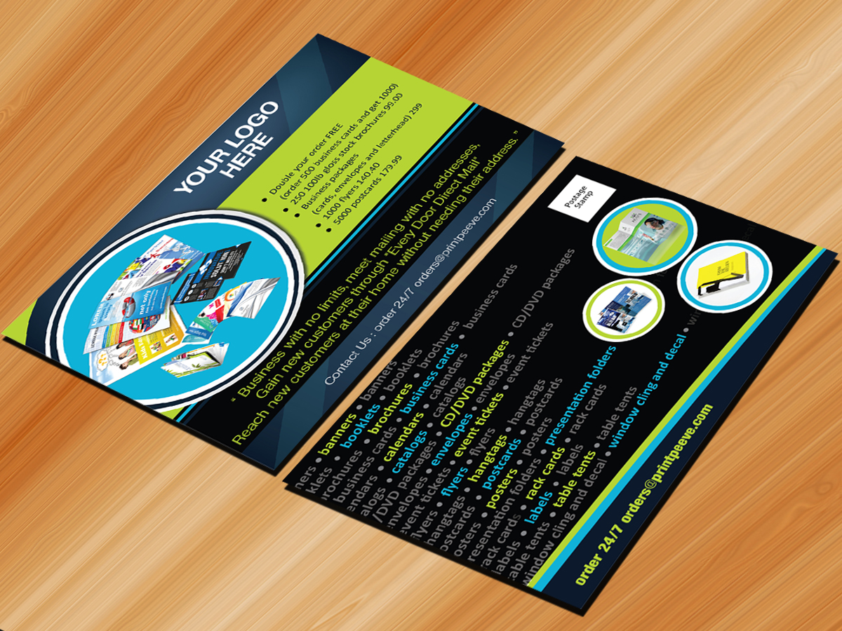 Card Design by Sarmishtha Chattopadhyay_loginchange for Print Peeve | Design #1095916