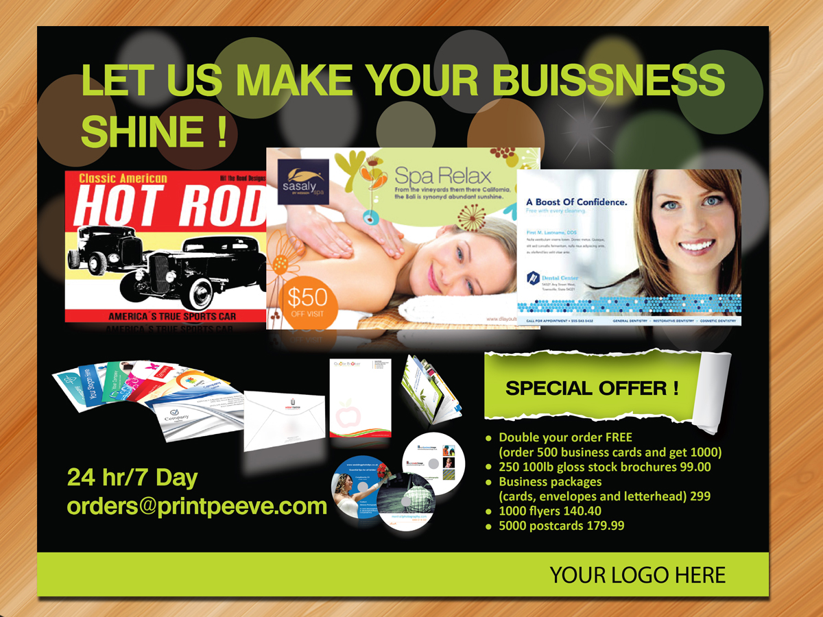 Card Design by Sarmishtha Chattopadhyay_loginchange for Print Peeve | Design #1127343