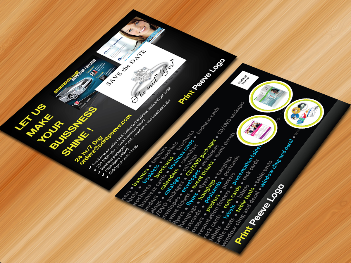 Card Design by Sarmishtha Chattopadhyay_loginchange for Print Peeve | Design #1137364