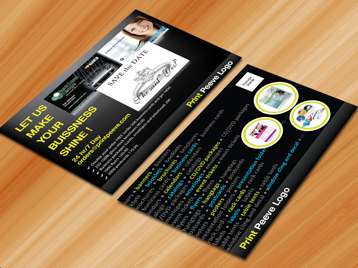 Card Design by Sarmishtha Chattopadhyay_loginchange for Print Peeve | Design #1137389