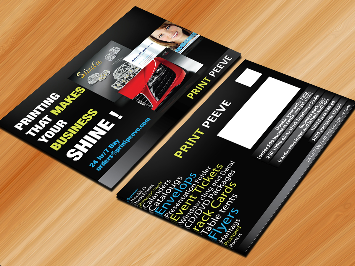 Card Design by Sarmishtha Chattopadhyay_loginchange for Print Peeve | Design #1177943