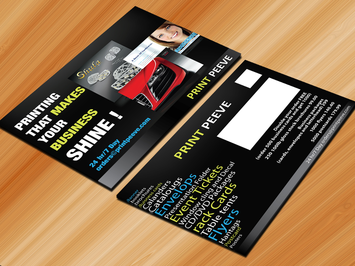Card Design by Sarmishtha Chattopadhyay_loginchange for Print Peeve | Design #1178058
