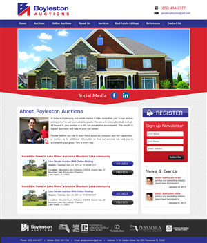 Wordpress Design by webxvision for AuctionServices.com, Inc. | Design: #3901746