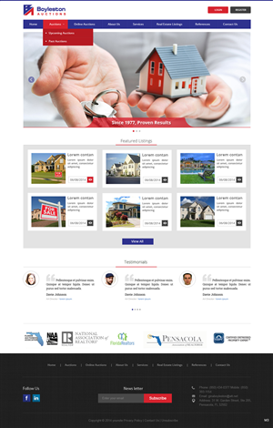 Diseño Wordpress por pb para AuctionServices.com, Inc. | Diseño: #3887241
