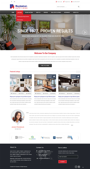 Diseño Wordpress por pb para AuctionServices.com, Inc. | Diseño: #3887242