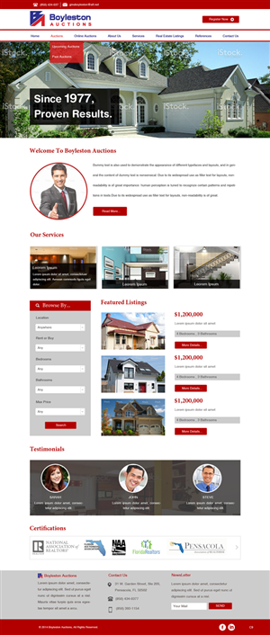 Diseño Wordpress por pb para AuctionServices.com, Inc. | Diseño: #3887246