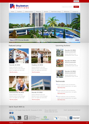 Diseño Wordpress por pb para AuctionServices.com, Inc. | Diseño: #3887249