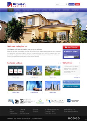 Diseño Wordpress por pb para AuctionServices.com, Inc. | Diseño: #3887293