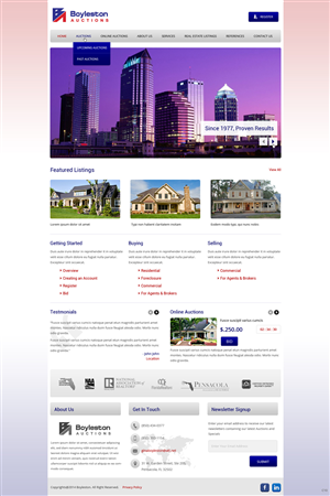 Diseño Wordpress por pb para AuctionServices.com, Inc. | Diseño: #3893718