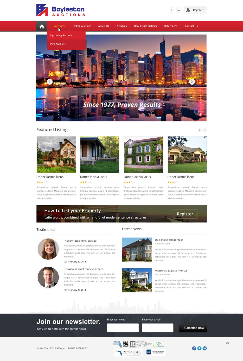 Diseño Wordpress por pb para AuctionServices.com, Inc. | Diseño #3893738