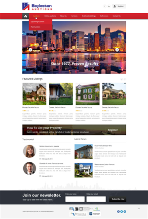 Diseño Wordpress por pb para AuctionServices.com, Inc. | Diseño: #3893738