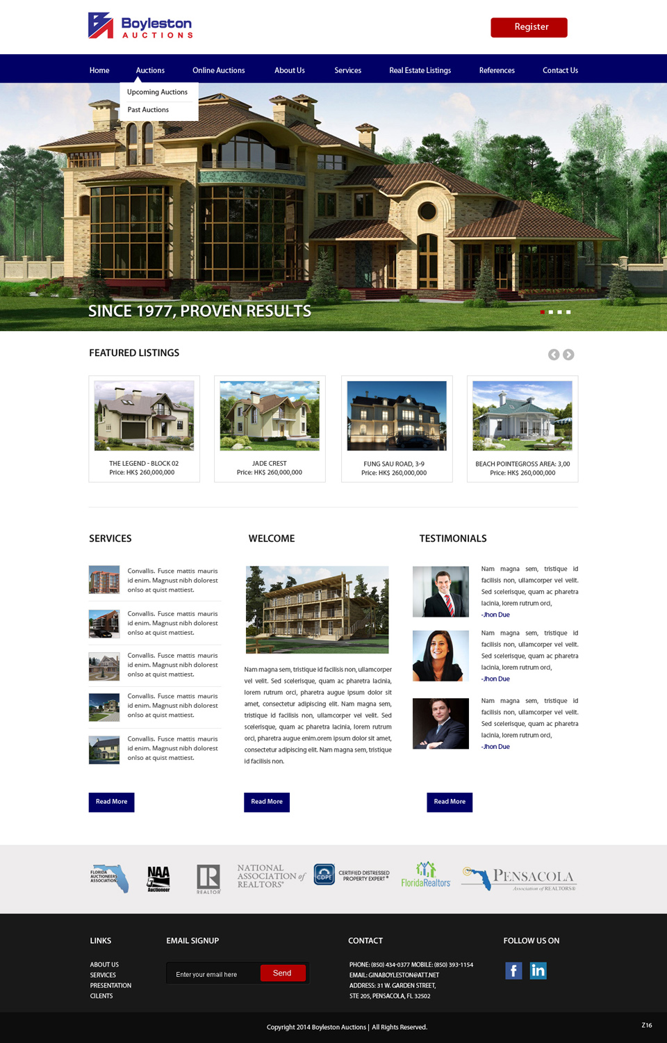 Diseño Wordpress por pb para AuctionServices.com, Inc. | Diseño #3893740