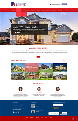 Diseño Wordpress por pb para AuctionServices.com, Inc. | Diseño: #3893750