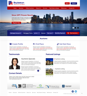 Diseño Wordpress por pb para AuctionServices.com, Inc. | Diseño: #3900354