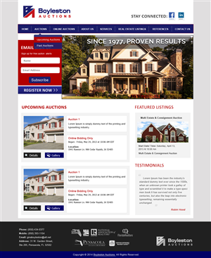 Diseño Wordpress por Creative X Designs para AuctionServices.com, Inc. | Diseño: #3912640