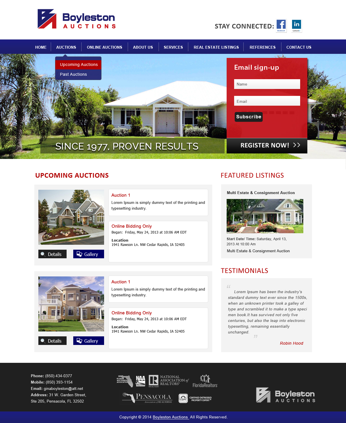 Wordpress Design by Creative X Designs for AuctionServices.com, Inc. | Design #3919783