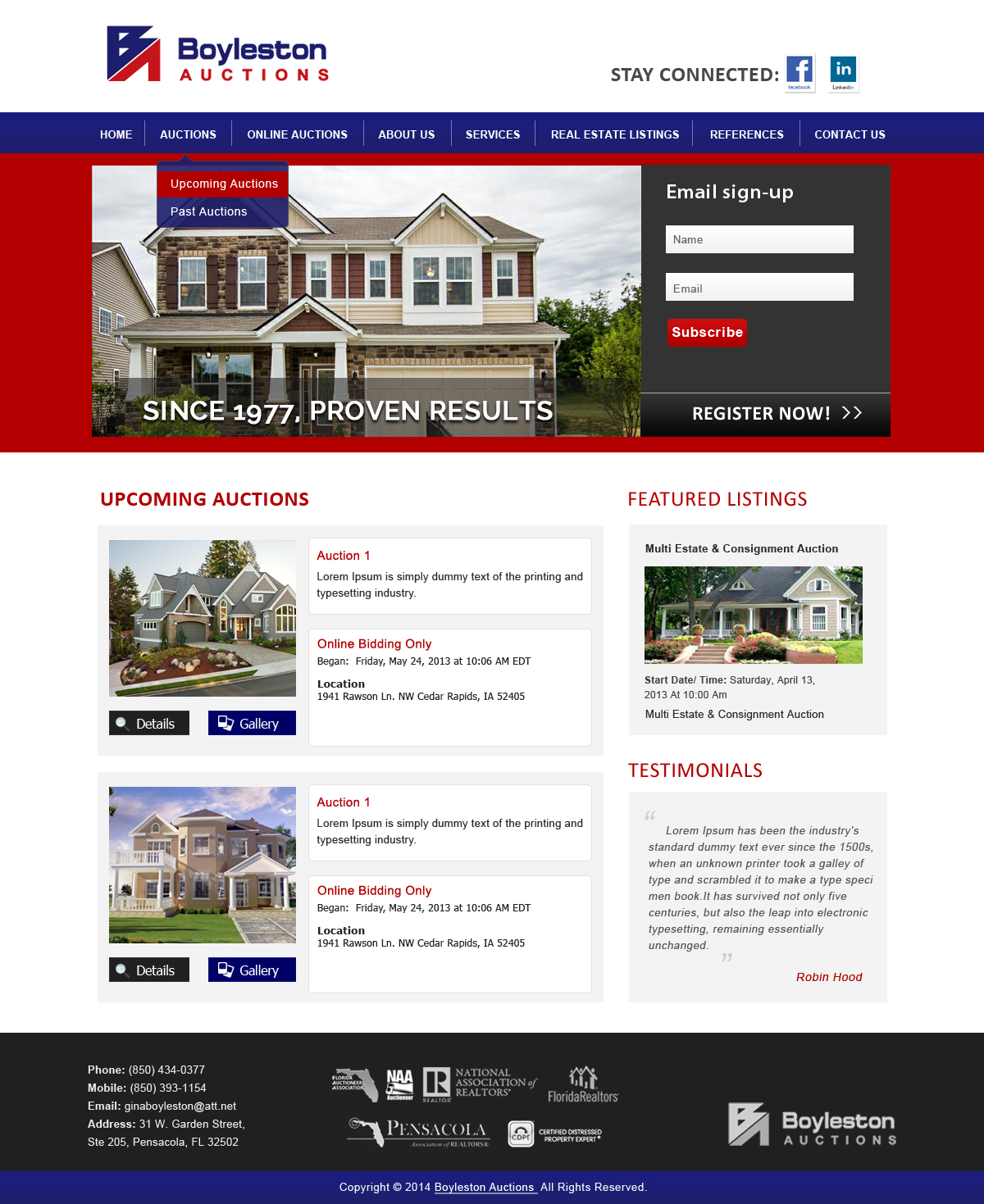 Wordpress Design by Creative X Designs for AuctionServices.com, Inc. | Design #3919796