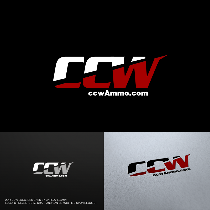 Logo Design by carlomagno for ccwAmmo.com | Design #3893330