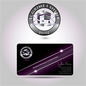 Logo Design by Bling Connect Ink for U GRIME I SHINE | Design: #1045501