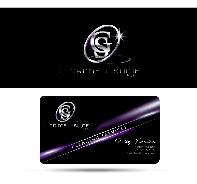 Logo Design by Bling Connect Ink for U GRIME I SHINE | Design #1061622