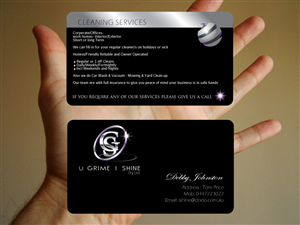 Logo Design by Bling Connect Ink for U GRIME I SHINE | Design: #1097321