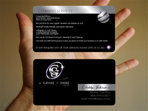 Logo Design by Bling Connect Ink for U GRIME I SHINE | Design: #1097322